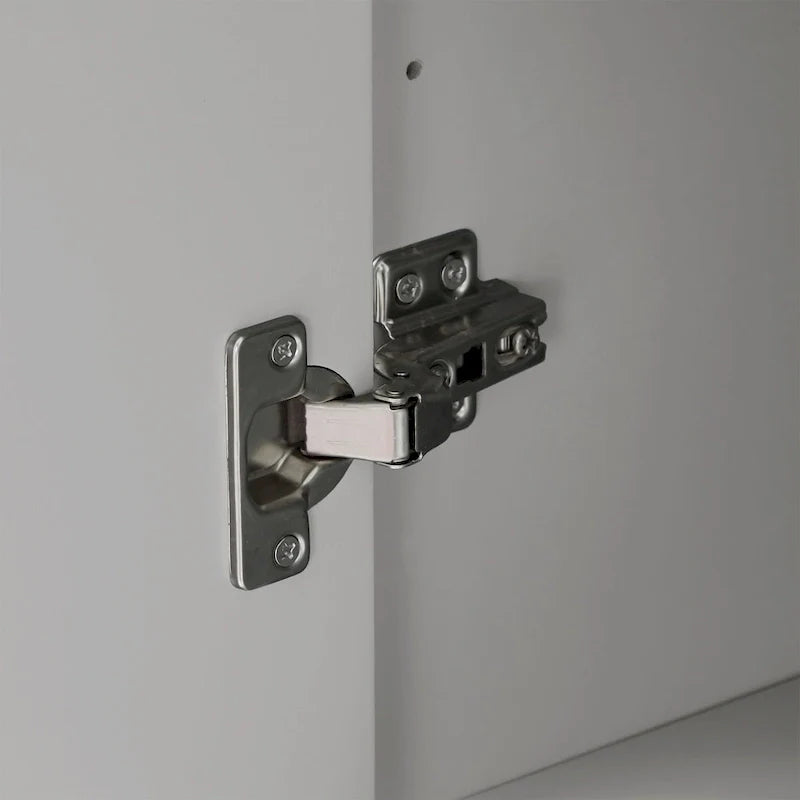 Armoire de rangement à 2 portes et 4 tiroirs pour salle de bain ou bureau