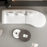 123.2 Sofa Sectionnel 4 Places Cloud en Velours Côtelé