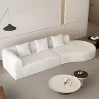123.2 Sofa Sectionnel 4 Places Cloud en Velours Côtelé