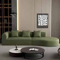 123.2 Sofa Sectionnel 4 Places Cloud en Velours Côtelé