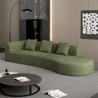 123.2 Sofa Sectionnel 4 Places Cloud en Velours Côtelé