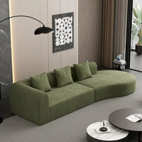 123.2 Sofa Sectionnel 4 Places Cloud en Velours Côtelé