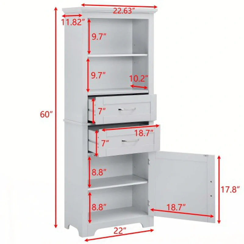 armoires de rangement avec portes