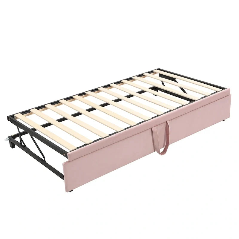Lit de repos moderne pour une personne avec lit gigogne relevable
