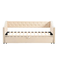 Lit de repos moderne pour une personne avec lit gigogne relevable