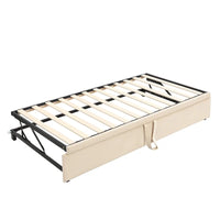 Lit de repos moderne pour une personne avec lit gigogne relevable