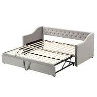 Lit de repos moderne pour une personne avec lit gigogne relevable