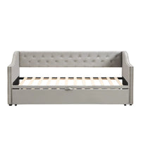 Lit de repos moderne pour une personne avec lit gigogne relevable