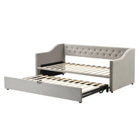 Lit de repos moderne pour une personne avec lit gigogne relevable