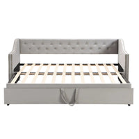 Lit de repos moderne pour une personne avec lit gigogne relevable