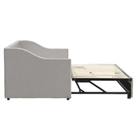 Lit de repos moderne pour une personne avec lit gigogne relevable