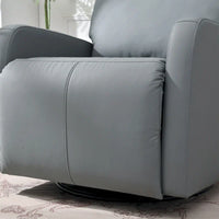 Fauteuil Inclinable Pivotant Électrique en PU avec Rotation 270°, Inclinaison Électrique 95-160° et Double Port USB - Capacité 330lb