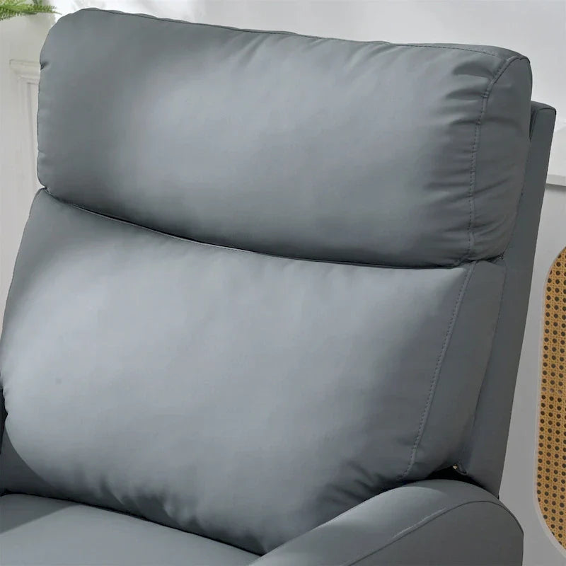 Fauteuil Inclinable Pivotant Électrique en PU avec Rotation 270°, Inclinaison Électrique 95-160° et Double Port USB - Capacité 330lb