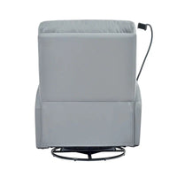 Fauteuil Inclinable Pivotant Électrique en PU avec Rotation 270°, Inclinaison Électrique 95-160° et Double Port USB - Capacité 330lb