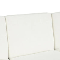 Canapé futon en chenille 94.1 en forme de L avec dossier réglable & méridienne réversible