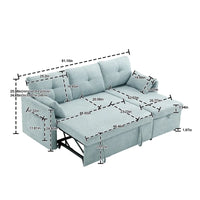 Canapé sectionnel d'angle 3 places vert 81,1 pouces avec méridienne réversible, sièges de rangement, cadre en bois massif durable