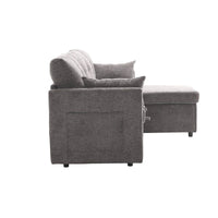81,1 Canapé d'angle 3 places avec méridienne réversible, sièges de rangement et design polyvalent