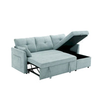 81,1 Canapé d'angle 3 places avec méridienne réversible, sièges de rangement et design polyvalent
