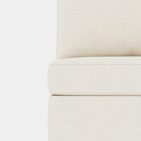 Canapé modulable convertible beige 129 8 places avec rangement