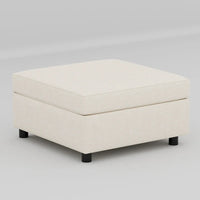 Canapé modulable convertible beige 129 8 places avec rangement