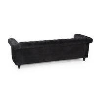 Canapé 3 places Chesterfield avec capitonnage et clous décoratifs