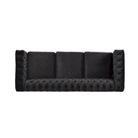 Canapé 3 places Chesterfield avec capitonnage et clous décoratifs
