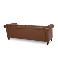 Canapé 3 places Chesterfield avec capitonnage et clous décoratifs