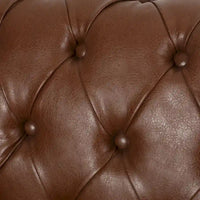 Canapé 3 places Chesterfield avec capitonnage et clous décoratifs