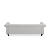 Canapé 3 places Chesterfield avec capitonnage et clous décoratifs