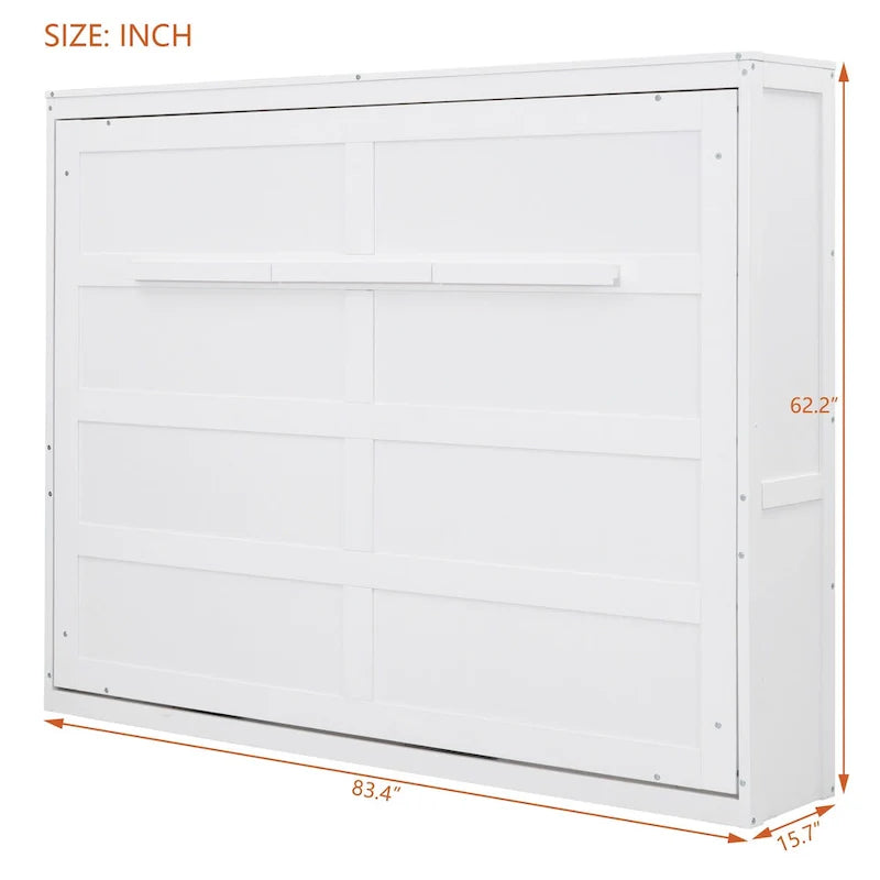 Lit escamotable en bois, gain de place