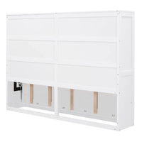 Lit escamotable en bois, gain de place