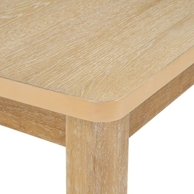 Ensemble de table à manger en bois 7 pièces avec table extensible & 6 chaises