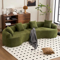 Canapé classique 110 en mousse 4 places avec 4 oreillers pour appartement