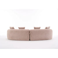 Canapé classique 110 en mousse 4 places avec 4 oreillers pour appartement