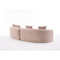 Canapé classique 110 en mousse 4 places avec 4 oreillers pour appartement