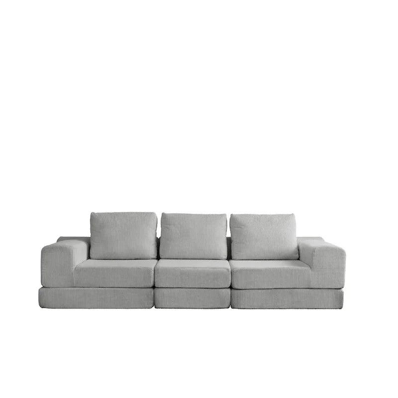 Canapé-lit modulaire 108 en mousse avec mousse à mémoire de forme et base à ressorts