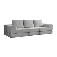 Canapé-lit modulaire 108 en mousse avec mousse à mémoire de forme et base à ressorts