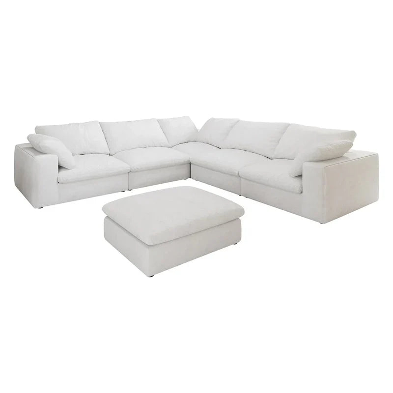 Canapé Nuage Modulable Grande Taille Canapé-Lit en Duvet pour Salon