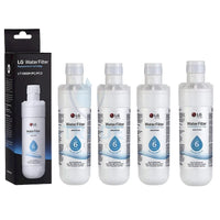 Lot de 4 filtres à eau de rechange pour réfrigérateur LG LT1000P ADQ747935