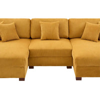 Ensemble Canapé Sectionnel Modulable Moderne Surdimensionné avec Coussins
