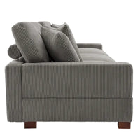 Ensemble Canapé Sectionnel Modulable Moderne Surdimensionné avec Coussins