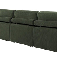 Ensemble Canapé Sectionnel Modulable Moderne Surdimensionné avec Coussins