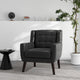 Fauteuil de salon en cuir PU avec accoudoirs