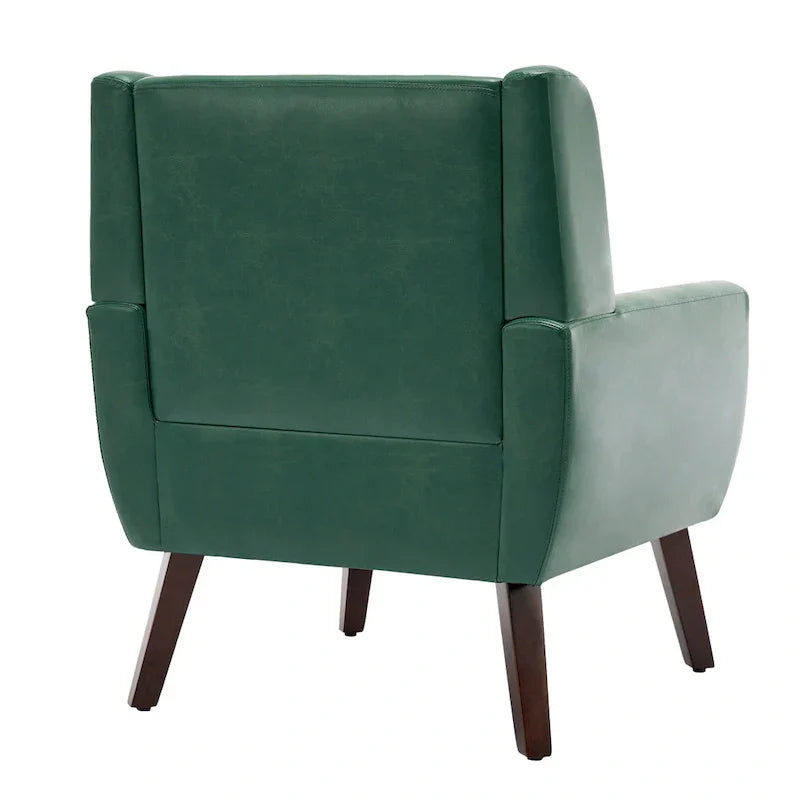 Fauteuil de salon en cuir PU avec accoudoirs