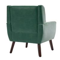 Fauteuil de salon en cuir PU avec accoudoirs