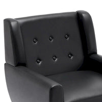 Fauteuil de salon en cuir PU avec accoudoirs
