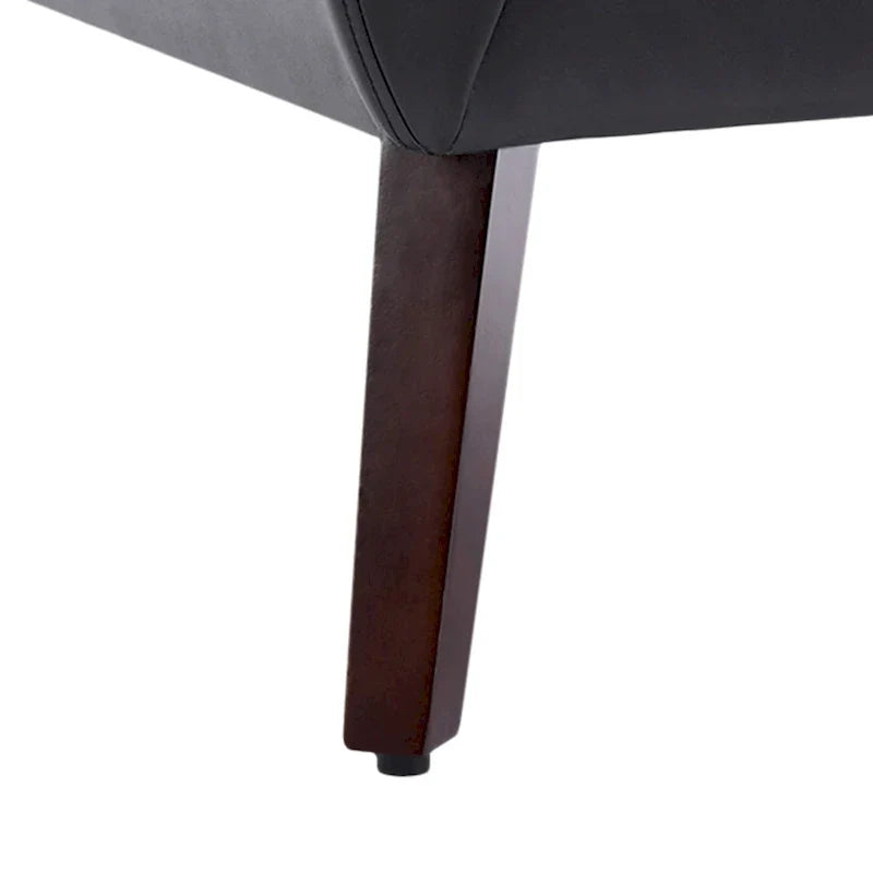 Fauteuil de salon en cuir PU avec accoudoirs
