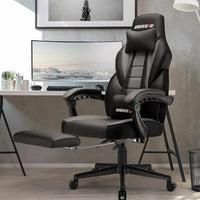 BOSSIN Chaise de gaming style racing, chaise de gamer grande et haute 300 lb à dossier haut chaise informatique