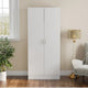 Armoires-penderies 2 portes autoportantes pour chambre avec tringle de suspension