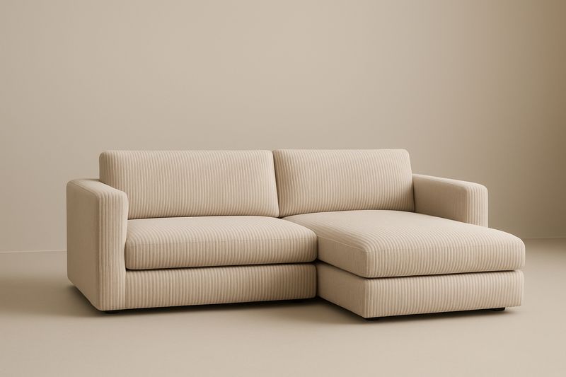 Canapé d'angle - Beige | Beige